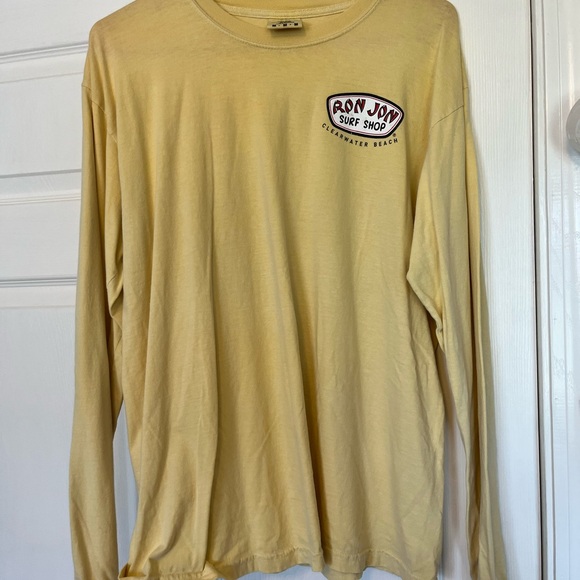 Comfort Colors Women’s Soft Yellow Long Sleeve Tee - Picture 1 of 2